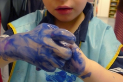 Hand Painting Pre-School Room 3